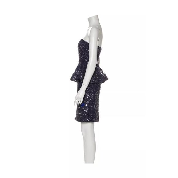Alice + Olivia Authentic Printed Mini Dress Size 10 - Picture 3 of 11